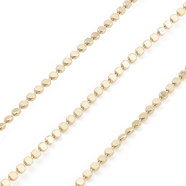 PandaHall Brass Flat Round Beaded Ball Chains, Unwelded, with Spool, Real 18K Gold Plated, 2x1mm Brass
PandaHall Brass Flat Round Beaded Ball Chains, Unwelded, with Spool, Real 18K Gold Plated, 2x1mm Brass