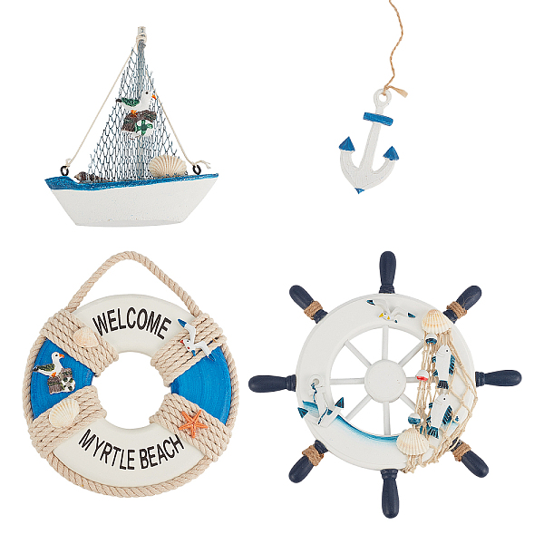 PandaHall 4Pcs 4 Style Mediterranean Style Natural Wood Hanging Wall Decorations, Mixed Shapes, Mixed Color, 1pc/style Wood Mixed Shapes..., Multicolor
PandaHall 4Pcs 4 Style Mediterranean Style Natural Wood Hanging Wall Decorations, Mixed Shapes, Mixed Color, 1pc/style Wood Mixed Shapes..., Multicolor