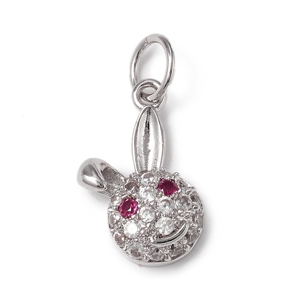 PandaHall Brass Micro Pave Clear Cubic Zirconia Charms, with Jump Rings, Long-Lasting Plated, Rabbit, Platinum, 14x9x4mm, Jump Ring: 5x0.7mm...
PandaHall Brass Micro Pave Clear Cubic Zirconia Charms, with Jump Rings, Long-Lasting Plated, Rabbit, Platinum, 14x9x4mm, Jump Ring: 5x0.7mm...