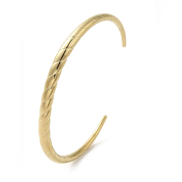 PandaHall 304 Stainless Steel Open Cuff Bangles, Jewely for Women, Golden, Inner Diameter: 2-1/2x2-1/8 inch(6.3x5.4cm) 304 Stainless Steel
PandaHall 304 Stainless Steel Open Cuff Bangles, Jewely for Women, Golden, Inner Diameter: 2-1/2x2-1/8 inch(6.3x5.4cm) 304 Stainless Steel