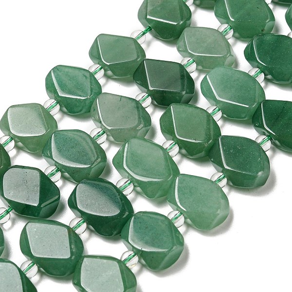 PandaHall Natural Green Aventurine Beads Strands, with Seed Beads, Faceted Rectangle, 12~14.5x16~18x5~7mm, Hole: 1.2mm, about 23pcs/strand...
PandaHall Natural Green Aventurine Beads Strands, with Seed Beads, Faceted Rectangle, 12~14.5x16~18x5~7mm, Hole: 1.2mm, about 23pcs/strand...