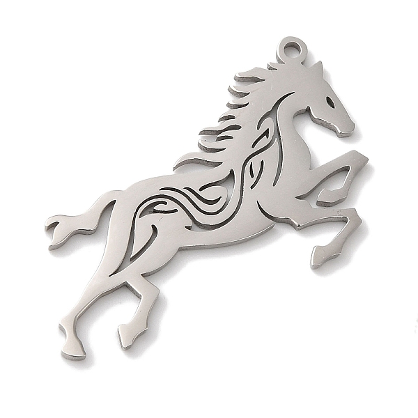 PandaHall 304 Stainless Steel Pendants, Laser Cut, Horse Charm, Stainless Steel Color, 37.5x21x1mm, Hole: 1mm 304 Stainless Steel Horse
PandaHall 304 Stainless Steel Pendants, Laser Cut, Horse Charm, Stainless Steel Color, 37.5x21x1mm, Hole: 1mm 304 Stainless Steel Horse