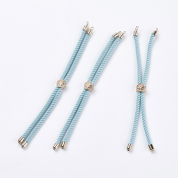PandaHall Nylon Twisted Cord Bracelet Making, Slider Bracelet Making, with Brass Findings, Cadmium Free & Lead Free, Long-Lasting Plated..., Blue
PandaHall Nylon Twisted Cord Bracelet Making, Slider Bracelet Making, with Brass Findings, Cadmium Free & Lead Free, Long-Lasting Plated..., Blue