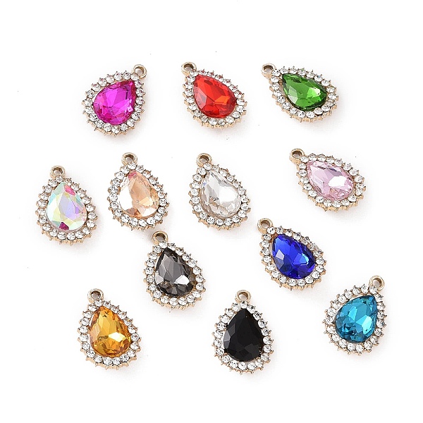 PandaHall Alloy Rhinestone Pendants, Light Gold Tone Teardrop Charms, Mixed Color, 23x15.5x6.5mm, Hole: 2mm Alloy+Rhinestone Teardrop..., Multicolor
PandaHall Alloy Rhinestone Pendants, Light Gold Tone Teardrop Charms, Mixed Color, 23x15.5x6.5mm, Hole: 2mm Alloy+Rhinestone Teardrop..., Multicolor