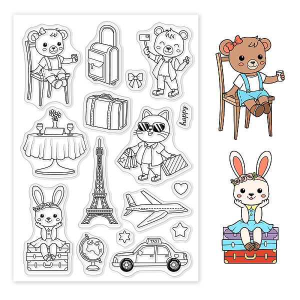 PandaHall PVC Plastic Stamps, for DIY Scrapbooking, Photo Album Decorative, Cards Making, Stamp Sheets, Animal Pattern, 16x11x0.3cm Plastic...
PandaHall PVC Plastic Stamps, for DIY Scrapbooking, Photo Album Decorative, Cards Making, Stamp Sheets, Animal Pattern, 16x11x0.3cm Plastic...