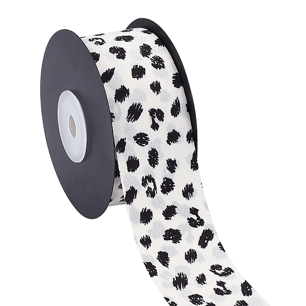 PandaHall Leopard Print Polyester Ribbon, Clothing Accessories, White, 1-5/8 inch(40mm), 10 yards/roll Polyester White
PandaHall Leopard Print Polyester Ribbon, Clothing Accessories, White, 1-5/8 inch(40mm), 10 yards/roll Polyester White