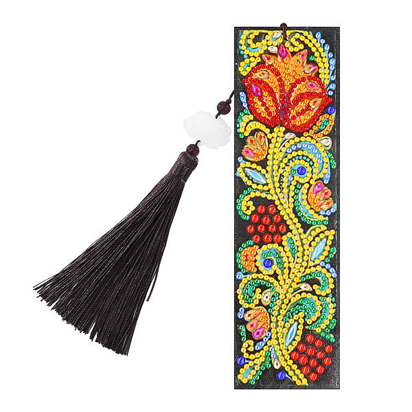 PandaHall DIY Diamond Painting Kits For Bookmark Making, including Tassel, Resin Rhinestones, Diamond Sticky Pen, Tray Plate and Glue Clay...
PandaHall DIY Diamond Painting Kits For Bookmark Making, including Tassel, Resin Rhinestones, Diamond Sticky Pen, Tray Plate and Glue Clay...