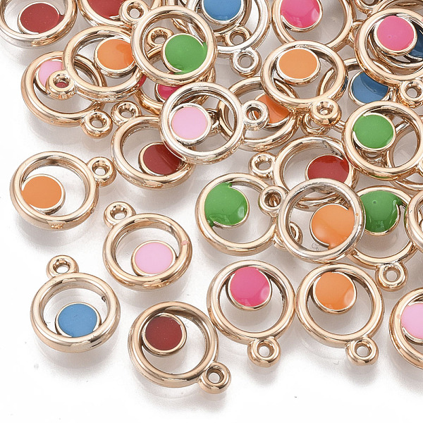 PandaHall UV Plating Acrylic Pendants, with Enamel, Light Gold, Ring, Mixed Color, 15x12x3.5mm, Hole: 1.4mm Acrylic Ring Multicolor
PandaHall UV Plating Acrylic Pendants, with Enamel, Light Gold, Ring, Mixed Color, 15x12x3.5mm, Hole: 1.4mm Acrylic Ring Multicolor