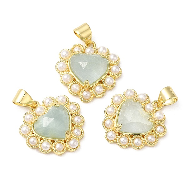 PandaHall Natural Aquamarine Pendants, Faceted Heart Charms, with Ion Plating(IP) Brass Findings and Plastic Beads, Real 14K Gold Plated...
PandaHall Natural Aquamarine Pendants, Faceted Heart Charms, with Ion Plating(IP) Brass Findings and Plastic Beads, Real 14K Gold Plated...