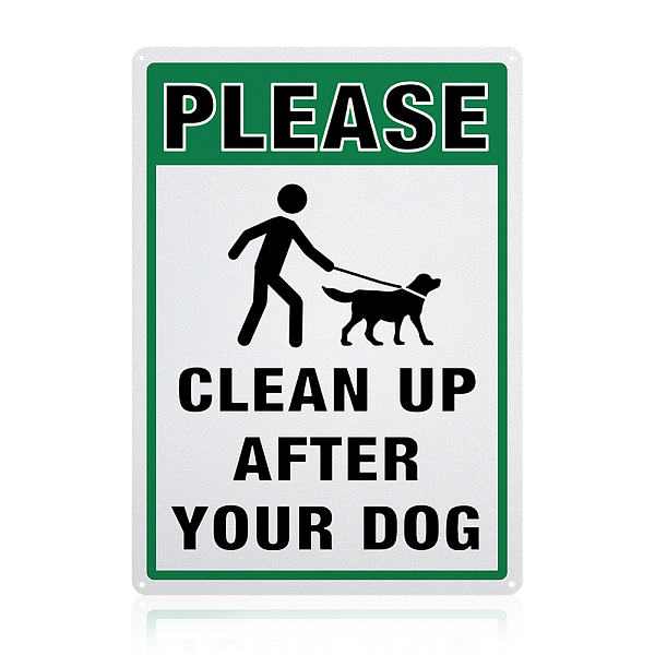 PandaHall GLOBLELAND Please Clean Up After Your Dog Sign, 10x14 inches 40 Mil Aluminum No Dog Poop Lawn Signs for Outdoor Use, Reflective UV..., Green
PandaHall GLOBLELAND Please Clean Up After Your Dog Sign, 10x14 inches 40 Mil Aluminum No Dog Poop Lawn Signs for Outdoor Use, Reflective UV..., Green
