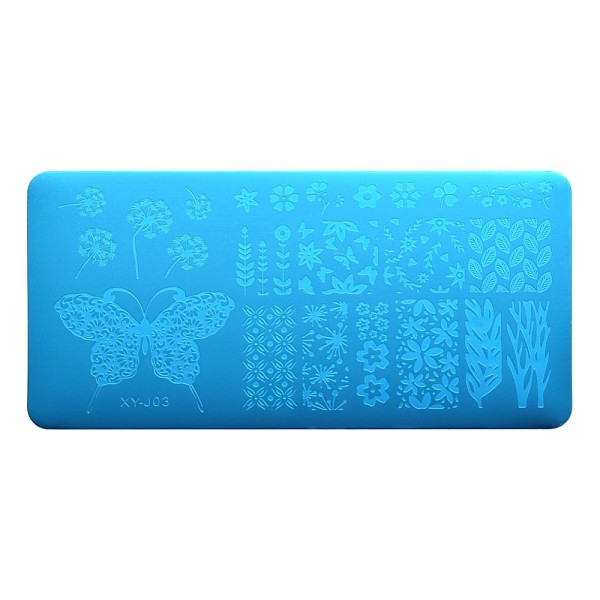PandaHall Stainless Steel Nail Art Templates Stamping Plate Set, Nail Image Templates, Rectangle Manicure Template Kit, Butterfly Pattern...
PandaHall Stainless Steel Nail Art Templates Stamping Plate Set, Nail Image Templates, Rectangle Manicure Template Kit, Butterfly Pattern...