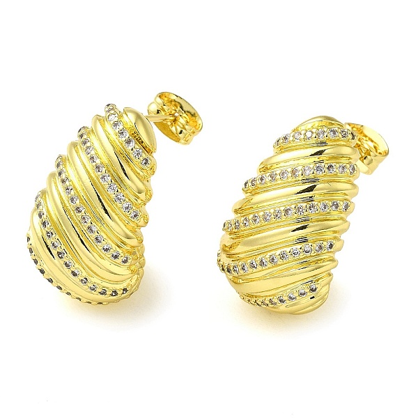 PandaHall Teardrop Brass Stud Earrings with Clear Cubic Zirconia, Real 16K Gold Plated, 22x13mm Brass Teardrop Clear
PandaHall Teardrop Brass Stud Earrings with Clear Cubic Zirconia, Real 16K Gold Plated, 22x13mm Brass Teardrop Clear