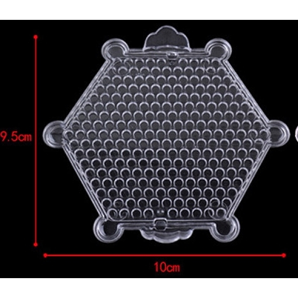 PandaHall Plastic Template Tool for DIY Water Fuse Beads, Hexagon, Clear, 100x95mm Plastic Hexagon Clear
PandaHall Plastic Template Tool for DIY Water Fuse Beads, Hexagon, Clear, 100x95mm Plastic Hexagon Clear