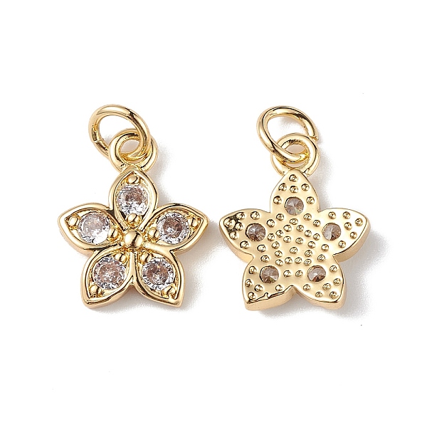 PandaHall Rack Plating Brass Micro Pave Cubic Zirconia Charms, Lead Free & Cadmium Free, Long-Lasting Plated, Flower Charm, with Jump Ring..., Clear
PandaHall Rack Plating Brass Micro Pave Cubic Zirconia Charms, Lead Free & Cadmium Free, Long-Lasting Plated, Flower Charm, with Jump Ring..., Clear