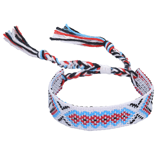 PandaHall Polyester-cotton Braided Rhombus Pattern Cord Bracelet, Ethnic Tribal Adjustable Brazilian Bracelet for Women, Lavender, 5-7/8~11..., Purple
PandaHall Polyester-cotton Braided Rhombus Pattern Cord Bracelet, Ethnic Tribal Adjustable Brazilian Bracelet for Women, Lavender, 5-7/8~11..., Purple