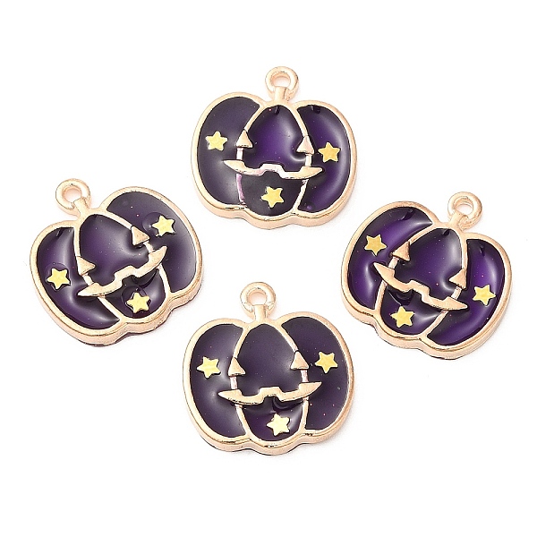 PandaHall Halloween Theme Alloy Enamel Pendants, with Glitter Powder, Pumpkin Charms, Medium Orchid, 18x18mm Alloy+Enamel Pumpkin
PandaHall Halloween Theme Alloy Enamel Pendants, with Glitter Powder, Pumpkin Charms, Medium Orchid, 18x18mm Alloy+Enamel Pumpkin