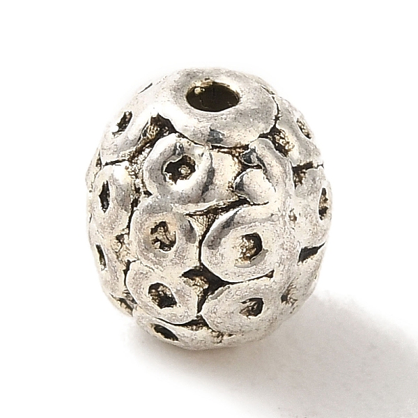 PandaHall Tibetan Style Alloy Beads, Cadmium Free & Lead Free, Textured, Oval, Antique Silver, 8.5x8x7.5mm, Hole: 1.4mm Alloy Oval
PandaHall Tibetan Style Alloy Beads, Cadmium Free & Lead Free, Textured, Oval, Antique Silver, 8.5x8x7.5mm, Hole: 1.4mm Alloy Oval