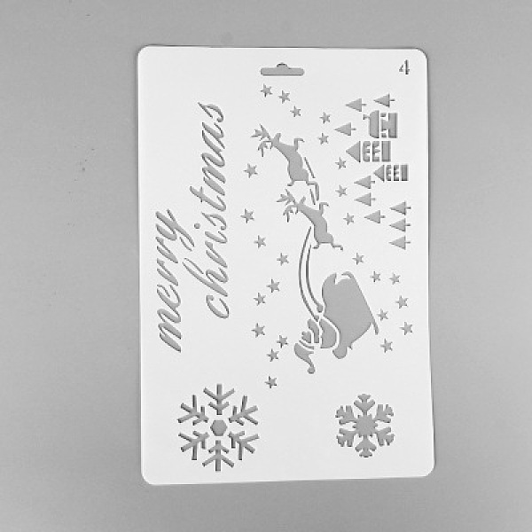 PandaHall Creative Christmas Plastic Drawing Stencil, Hollow Hand Accounts Ruler Templat, For DIY Scrapbooking, White, 25.9x17.2cm Plastic...
PandaHall Creative Christmas Plastic Drawing Stencil, Hollow Hand Accounts Ruler Templat, For DIY Scrapbooking, White, 25.9x17.2cm Plastic...