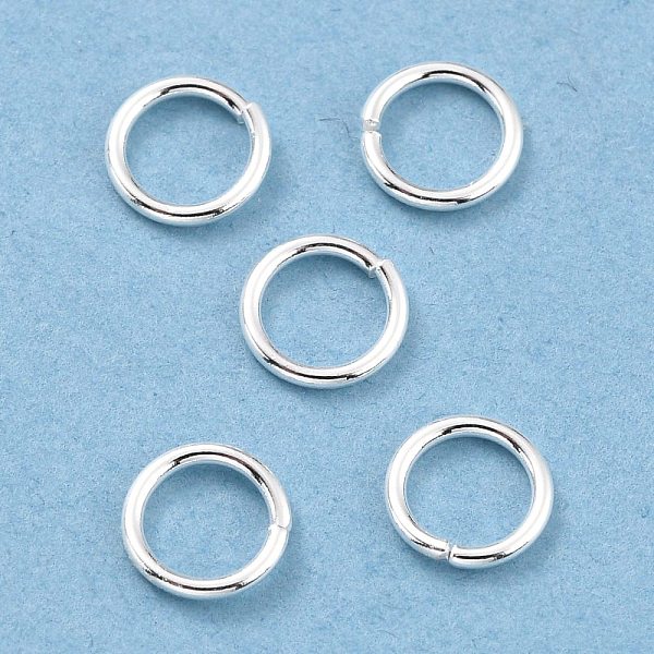 PandaHall Rack Plating Brass Jump Rings, Open Jump Rings, Long-Lasting Plated, 925 Sterling Silver Plated, 6x0.8mm, 18 Gauge, Inner Diameter...
PandaHall Rack Plating Brass Jump Rings, Open Jump Rings, Long-Lasting Plated, 925 Sterling Silver Plated, 6x0.8mm, 18 Gauge, Inner Diameter...