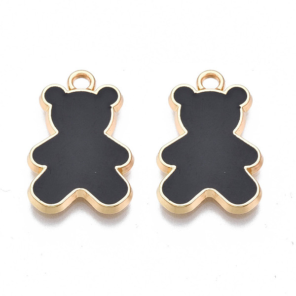 PandaHall Alloy Enamel Pendants, Cadmium Free & Nickel Free & Lead Free, Light Gold, Bear, Black, 21x14x2mm, Hole: 1.8mm Alloy+Enamel Bear...
PandaHall Alloy Enamel Pendants, Cadmium Free & Nickel Free & Lead Free, Light Gold, Bear, Black, 21x14x2mm, Hole: 1.8mm Alloy+Enamel Bear...
