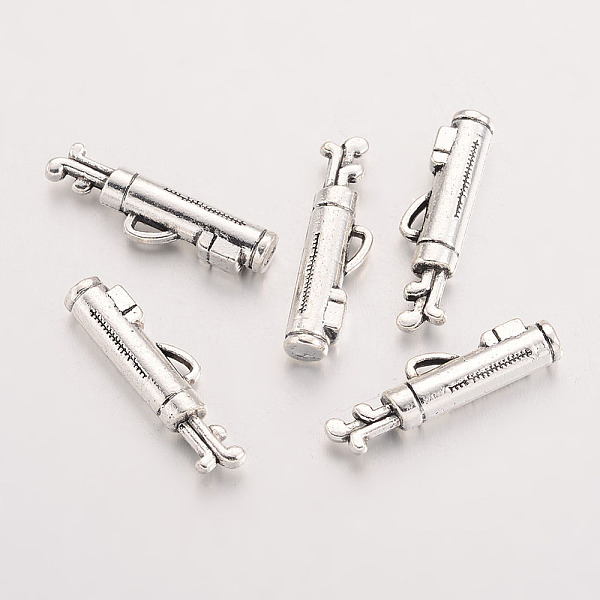 PandaHall Tibetan Style Alloy Pendants, Golf Supplement, Lead Free & Cadmium Free, Antique Silver, 23x6x4mm, Hole: 4mm, about 250pcs/500g...
PandaHall Tibetan Style Alloy Pendants, Golf Supplement, Lead Free & Cadmium Free, Antique Silver, 23x6x4mm, Hole: 4mm, about 250pcs/500g...