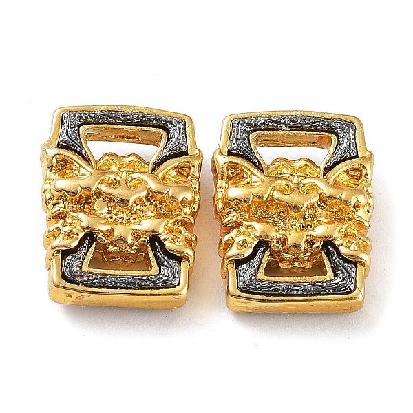 PandaHall Brass Connector Charms, Rectangle Links, Antique Silver & Golden, 16.5x13x6mm, Hole: 6x2.5mm and 5x2.5mm Brass Rectangle
PandaHall Brass Connector Charms, Rectangle Links, Antique Silver & Golden, 16.5x13x6mm, Hole: 6x2.5mm and 5x2.5mm Brass Rectangle