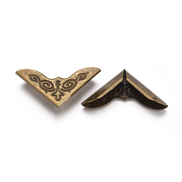 PandaHall Iron Book Albums Menus Folders Corner Protectors, Antique Bronze, 42.4x23.5x7mm, Fit For 2mm thick Book Iron
PandaHall Iron Book Albums Menus Folders Corner Protectors, Antique Bronze, 42.4x23.5x7mm, Fit For 2mm thick Book Iron