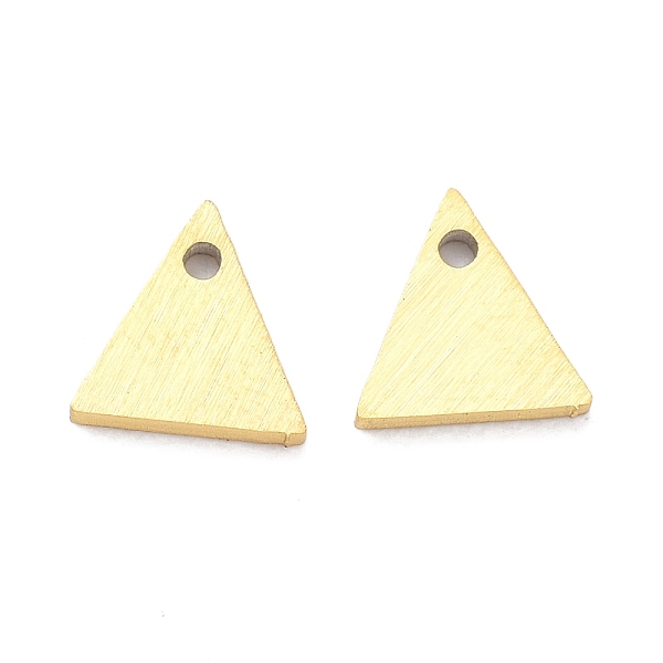 PandaHall Ion Plating(IP) 304 Stainless Steel Pendants, Stamping Blank Tag, Laser Cut, Double Side Drawbench Effect, Triangle, Golden...
PandaHall Ion Plating(IP) 304 Stainless Steel Pendants, Stamping Blank Tag, Laser Cut, Double Side Drawbench Effect, Triangle, Golden...