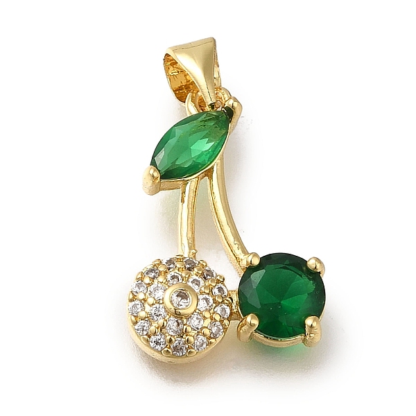 PandaHall Rack Plating Brass Micro Pave Cubic Zirconia Pendants, Long-Lasting Plated, Cadmium Free & Lead Free, Real 18K Gold Plated, Cherry..., Green
PandaHall Rack Plating Brass Micro Pave Cubic Zirconia Pendants, Long-Lasting Plated, Cadmium Free & Lead Free, Real 18K Gold Plated, Cherry..., Green