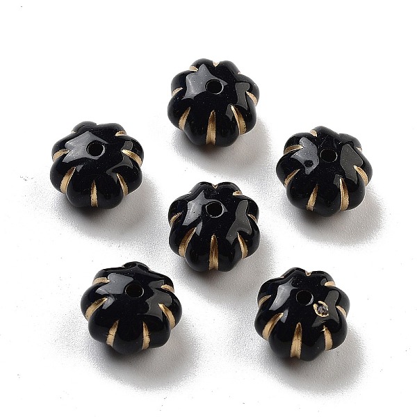 PandaHall Plating Acrylic Beads, Golden Metal Enlaced, Flower, Black, 12x8.5mm, Hole: 1.8mm, 745pcs/500g Acrylic Flower Black
PandaHall Plating Acrylic Beads, Golden Metal Enlaced, Flower, Black, 12x8.5mm, Hole: 1.8mm, 745pcs/500g Acrylic Flower Black
