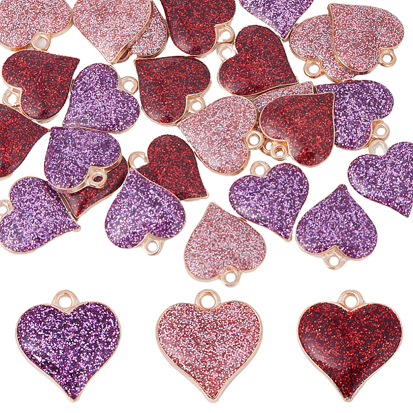 PandaHall SUNNYCLUE 30Pcs 3 Colors Alloy Enamel Pendants, Heart, Light Gold, Mixed Color, 17x15mm, Hole: 1.5mm, 10pcs/color Alloy+Enamel..., Multicolor
PandaHall SUNNYCLUE 30Pcs 3 Colors Alloy Enamel Pendants, Heart, Light Gold, Mixed Color, 17x15mm, Hole: 1.5mm, 10pcs/color Alloy+Enamel..., Multicolor