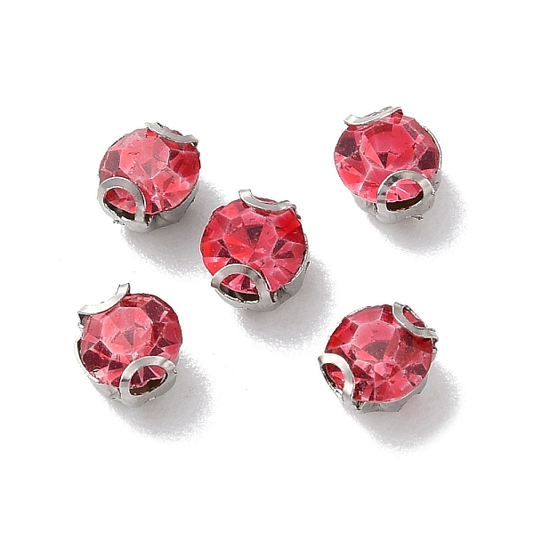 PandaHall Round Sew on Rhinestone, Multi-strand Links, Glass Rhinestone, with Stainless Steel Prong Settings, Garments Accessories, Faceted..., Red
PandaHall Round Sew on Rhinestone, Multi-strand Links, Glass Rhinestone, with Stainless Steel Prong Settings, Garments Accessories, Faceted..., Red