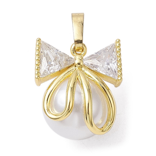 PandaHall Rack Plating Brass Micro Pave Clear Cubic Zirconia Pendants, with Plastic Pearl Beads, Long-Lasting Plated, Lead Free & Cadmium...
PandaHall Rack Plating Brass Micro Pave Clear Cubic Zirconia Pendants, with Plastic Pearl Beads, Long-Lasting Plated, Lead Free & Cadmium...