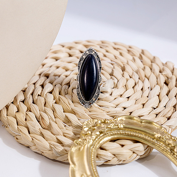 PandaHall Vintage Turquoise Ring with Artistic Oval Shape and Sophisticated Metal Finish - Unique Handcrafted Accessory for a Bohemian Chic..., Black
PandaHall Vintage Turquoise Ring with Artistic Oval Shape and Sophisticated Metal Finish - Unique Handcrafted Accessory for a Bohemian Chic..., Black