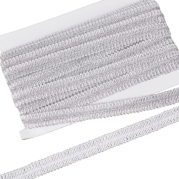 PandaHall 10M Polyester Centipede Lace Ribbons, Jacquard Ribbon, Centipede Lace Ribbons, Garment Accessories, Silver, 5/8 inch(15~17mm)...
PandaHall 10M Polyester Centipede Lace Ribbons, Jacquard Ribbon, Centipede Lace Ribbons, Garment Accessories, Silver, 5/8 inch(15~17mm)...