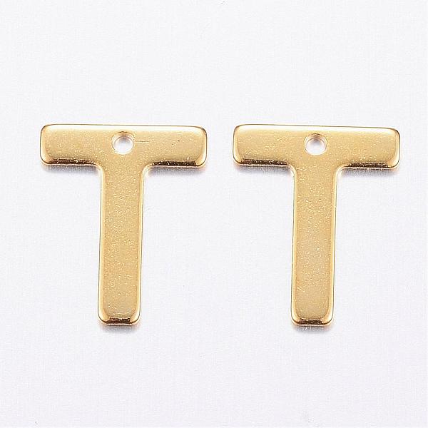 PandaHall 304 Stainless Steel Charms, Letter, Initial Charms, Real 18k Gold Plated, Letter.T, 11x6~12x0.8mm, Hole: 1mm 304 Stainless Steel...
PandaHall 304 Stainless Steel Charms, Letter, Initial Charms, Real 18k Gold Plated, Letter.T, 11x6~12x0.8mm, Hole: 1mm 304 Stainless Steel...