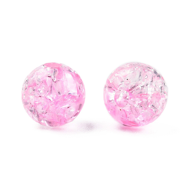 PandaHall Transparent Crackle Acrylic Beads, Round, Pearl Pink, 8x7.5mm, Hole: 1.8mm, about 1700pc/500g Acrylic Round
PandaHall Transparent Crackle Acrylic Beads, Round, Pearl Pink, 8x7.5mm, Hole: 1.8mm, about 1700pc/500g Acrylic Round