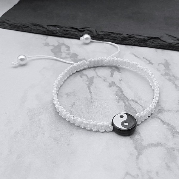 PandaHall Yin-yang Resin Bead Braided Bead Bracelets, Adjustable Polyester Cord Bracelets for Women, White, No Size Polyester Yin-yang White
PandaHall Yin-yang Resin Bead Braided Bead Bracelets, Adjustable Polyester Cord Bracelets for Women, White, No Size Polyester Yin-yang White