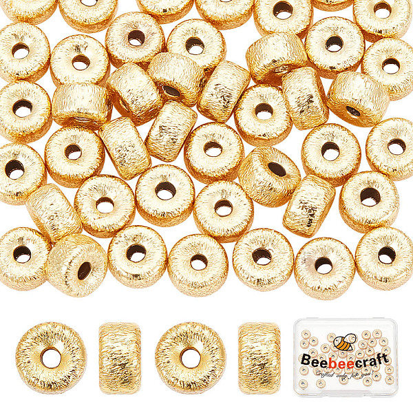 PandaHall Beebeecraft 50Pcs Brass Beads, Long-Lasting Plated, Flat Round, Real 18K Gold Plated, 6x4mm, Hole: 1.2mm Brass Flat Round
PandaHall Beebeecraft 50Pcs Brass Beads, Long-Lasting Plated, Flat Round, Real 18K Gold Plated, 6x4mm, Hole: 1.2mm Brass Flat Round