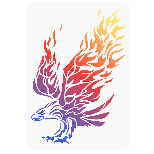 PandaHall FINGERINSPIRE Eagle Stencil 11.7x8.3 inch Plastic Fire Eagle Pattern Stencil Bird Animal Wildlife Wall Stencils for Painting...
PandaHall FINGERINSPIRE Eagle Stencil 11.7x8.3 inch Plastic Fire Eagle Pattern Stencil Bird Animal Wildlife Wall Stencils for Painting...