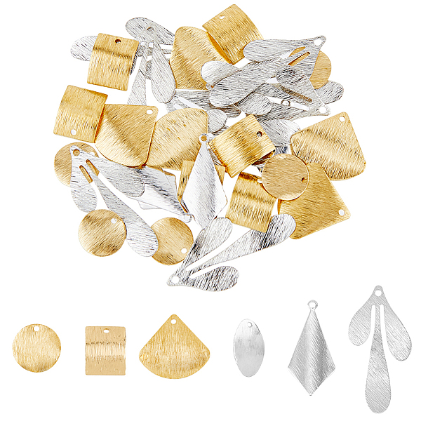PandaHall SUPERFINDINGS 60Pcs 6 Style Brass Stamping Blank Tag Charms Rhombus Rectangle Leaf Blank Pendants Rack Plating Metal Stamps Tags...
PandaHall SUPERFINDINGS 60Pcs 6 Style Brass Stamping Blank Tag Charms Rhombus Rectangle Leaf Blank Pendants Rack Plating Metal Stamps Tags...