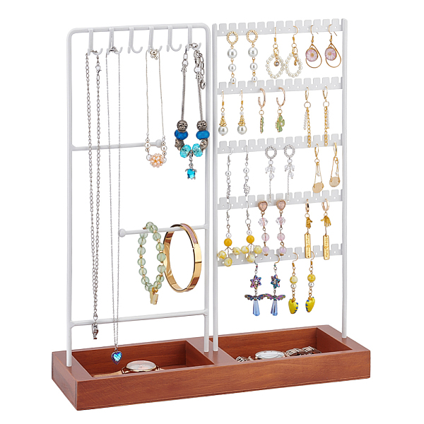 PandaHall OLYCRAFT Jewelry Holder Organizer Stand White Jewelry Display Stands with Wooden Tray Jewelry Organizer Holder Jewelry Tower Gift...
PandaHall OLYCRAFT Jewelry Holder Organizer Stand White Jewelry Display Stands with Wooden Tray Jewelry Organizer Holder Jewelry Tower Gift...