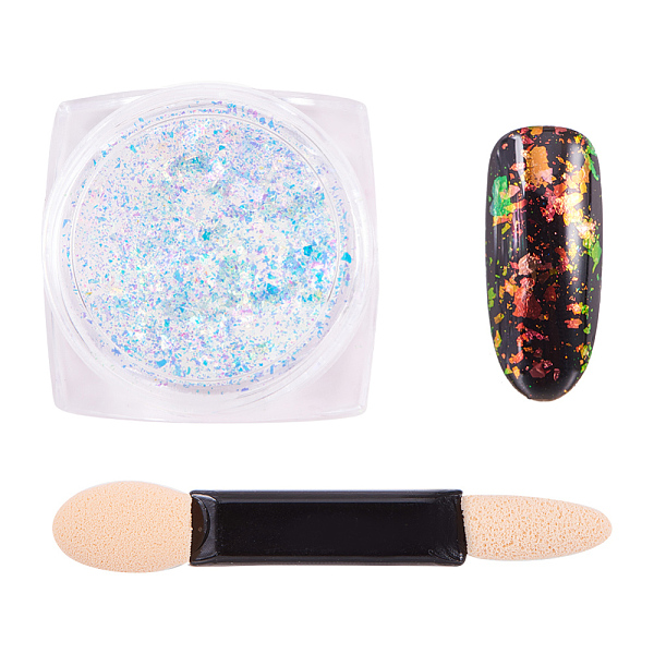 PandaHall Nail Art Glitter Powder, Starry Sky/Mirror Effect, Mixed Polish Chunky Sequins Powder Manicure Tools, with Brush, Colorful...
PandaHall Nail Art Glitter Powder, Starry Sky/Mirror Effect, Mixed Polish Chunky Sequins Powder Manicure Tools, with Brush, Colorful...