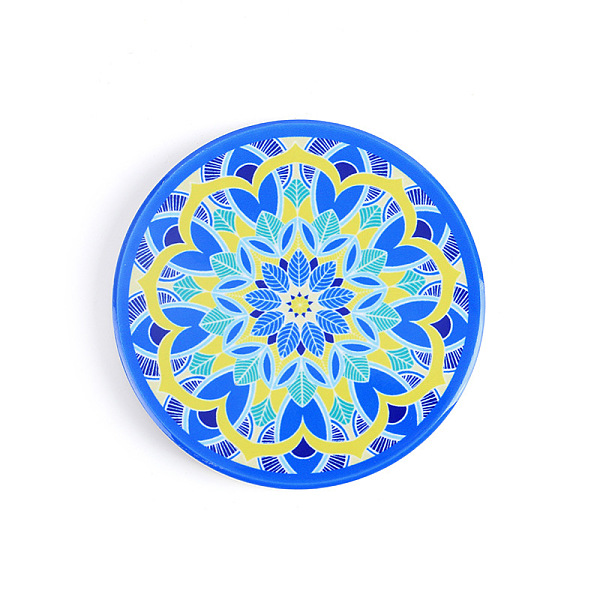 PandaHall Porcelain Cup Mats, Flat Round Shape Mandala Pattern Coaster, Dodger Blue, 90mm Porcelain Flat Round
PandaHall Porcelain Cup Mats, Flat Round Shape Mandala Pattern Coaster, Dodger Blue, 90mm Porcelain Flat Round