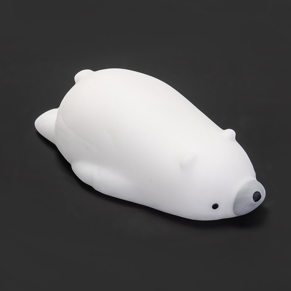 PandaHall Polar Bear Shape Stress Toy, Funny Fidget Sensory Toy, for Stress Anxiety Relief, White, 65x33x19mm Plastic White
PandaHall Polar Bear Shape Stress Toy, Funny Fidget Sensory Toy, for Stress Anxiety Relief, White, 65x33x19mm Plastic White