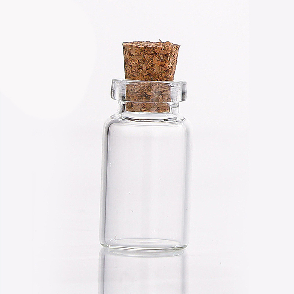 PandaHall Mini High Borosilicate Glass Bottle Bead Containers, Wishing Bottle, with Cork Stopper, Column, Clear, 1.3x2.4cm, Capacity: 2ml...
PandaHall Mini High Borosilicate Glass Bottle Bead Containers, Wishing Bottle, with Cork Stopper, Column, Clear, 1.3x2.4cm, Capacity: 2ml...