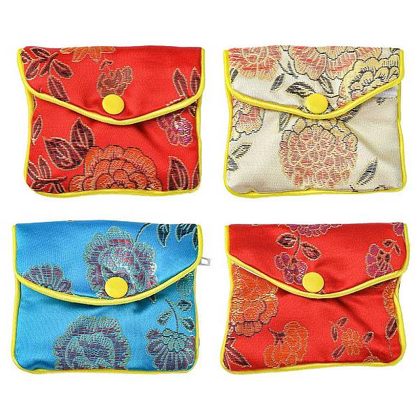 PandaHall Rectangle Floral Embroidery Cloth Zipper Pouches, Jewelry Storage Bags, Mixed Color, 7x8cm Cloth Rectangle Multicolor
PandaHall Rectangle Floral Embroidery Cloth Zipper Pouches, Jewelry Storage Bags, Mixed Color, 7x8cm Cloth Rectangle Multicolor
