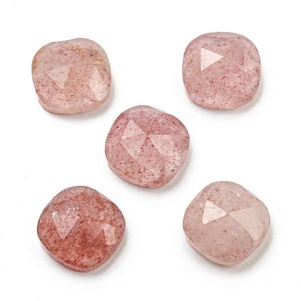 PandaHall Natural Strawberry Quartz Cabochons, Faceted Square, 8x8x4mm Strawberry Quartz Square
PandaHall Natural Strawberry Quartz Cabochons, Faceted Square, 8x8x4mm Strawberry Quartz Square