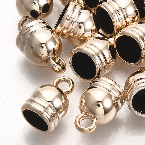PandaHall UV Plating ABS Plastic Cord Ends, End Caps, Rose Gold, 13.5x9mm, Hole: 2.5mm, Inner Diameter: 7mm Plastic
PandaHall UV Plating ABS Plastic Cord Ends, End Caps, Rose Gold, 13.5x9mm, Hole: 2.5mm, Inner Diameter: 7mm Plastic