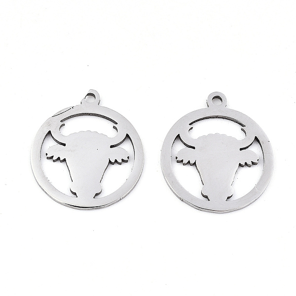 PandaHall 201 Stainless Steel Pendants, Laser Cut, Ring with Ox-Head, Stainless Steel Color, 19.5x17x0.9mm, Hole: 1.5mm 201 Stainless Steel...
PandaHall 201 Stainless Steel Pendants, Laser Cut, Ring with Ox-Head, Stainless Steel Color, 19.5x17x0.9mm, Hole: 1.5mm 201 Stainless Steel...